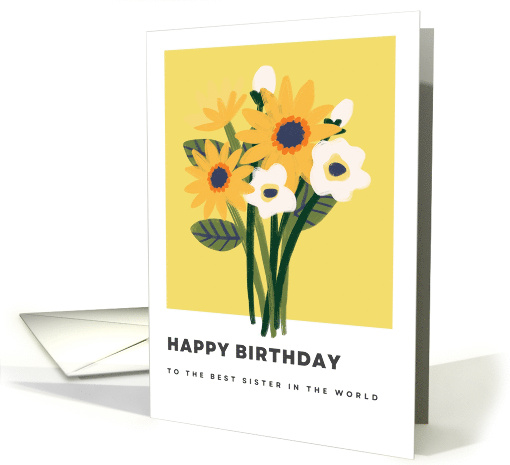 Happy Birthday To The Best Sister In The World Yellow... (1881308)