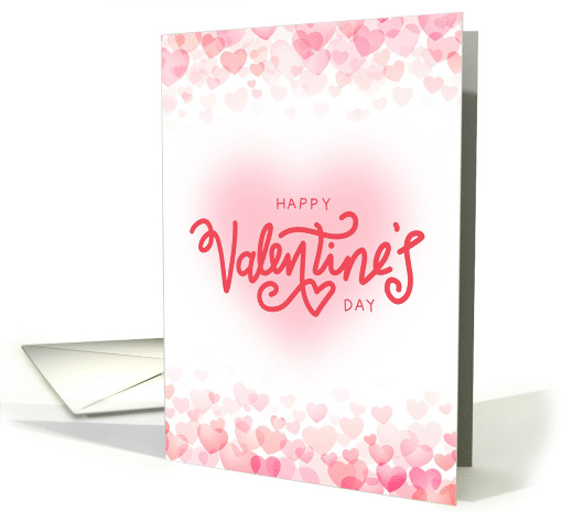 Happy Valentine's Day Cute Hearts card (1901588)