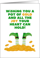 St Patrick’s Wishing You A Pot Of Gold All The Joy Your Heart Can Hold card