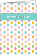 Happy Easter Cute Colorful Little Easter Eggs card