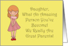 Funny Birthday For Daughter What An Amazing Person You’ve Become card