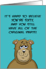 Funny 60th Birthday You Still Have All Of The Original Parts card