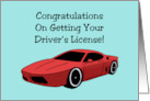 Congratulations On Getting Your Driver’s License card