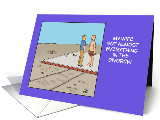 Humorous Congratulation Card My Wife Got Everything In... (1865698)