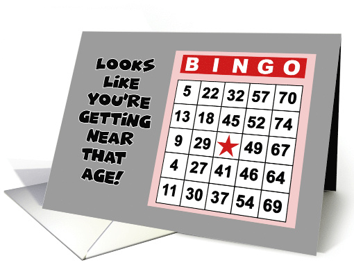Humorous Getting Older Birthday Getting Near That Age card (1866290)