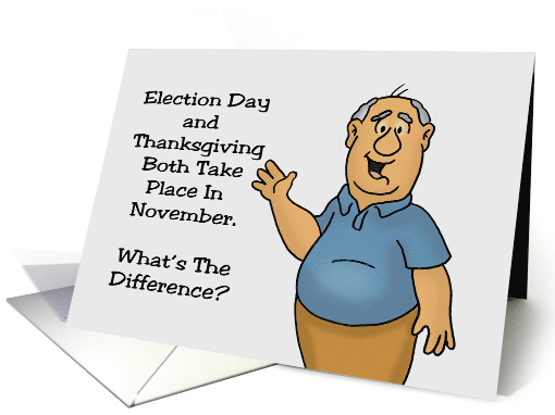 Funny Thanksgiving Card Difference Between Thanksgiving... (1872928)