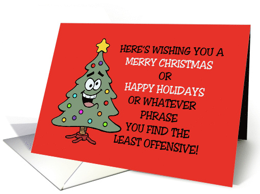 Funny Christmas Card Here's Wishing You A Merry Christmas card