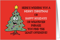 Funny Christmas Card Here’s Wishing You A Merry Christmas card