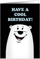 Granddaughter Birthday With A Cartoon Polar Bear Have A Cool Birthday card