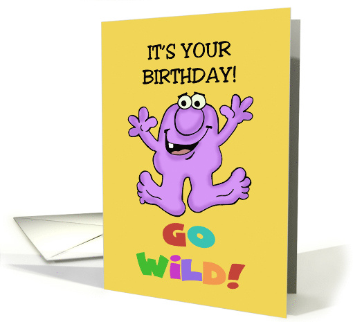 Cute Birthday Card With Cartoon Character It's Your... (1875778)