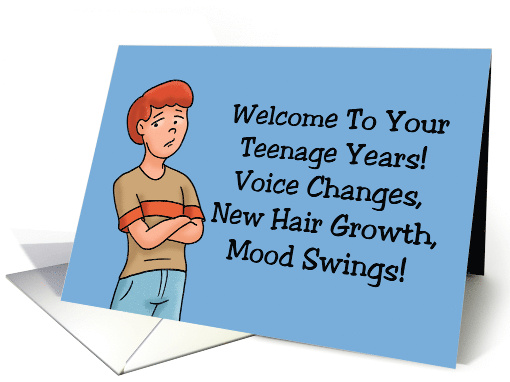 Funny 13th Birthday Welcome To Your Teenage Years card (1876208)