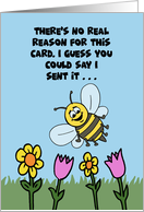 Humorous Friendship There’s No Real Reason For This card