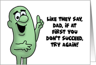 Humorous Father’s Birthday From Your Second Child card