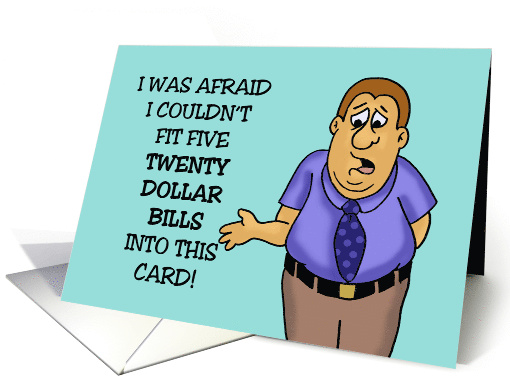Funny Birthday I Was Afraid I Couldn't Fit Five Twenty... (1893914)