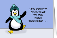 Funny Couple Anniversary It’s Pretty Cool That You’ve Been Together card