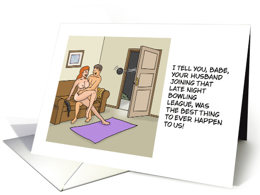 Humorous Adult Blank Inside Joining That Late Night... (1943618)