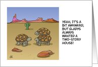 Humorous Congratulations On Your New Home With Tortoises card