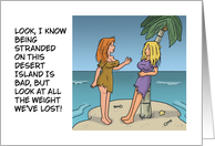 Humorous Blank Inside Look At All The Weight We&rsquo;ve Lost card