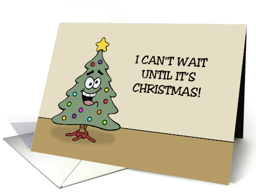 Funny Christmas With A Cartoon Christmas Tree I Can't... (2000554)