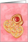 Jelly Cookies and Cookies with Sprinkles Valentine’s Day Card