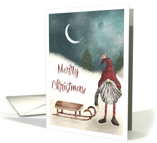 Merry Christmas with a Nostalgic Gnome and a Small Bird... (1887686)