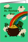 From Parents to Son St.Patricks Day Pot of Gold card