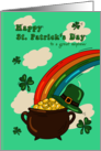 to my Great Nephew St.Patricks Day Pot of Gold card