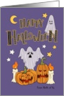 Happy Halloween Ghosts and Pumpkins from Both of Us card