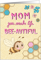 Mother Day Cute Bee card