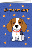 Birthday Beagle for Dog Lover card