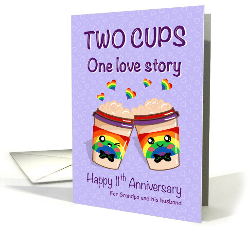 Gay Wedding 11th Anniversary for Any Relation Custom... (1928400)