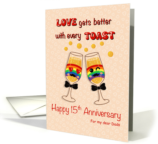 Gay Wedding 15th Anniversary for Any Relation Custom... (1928452)