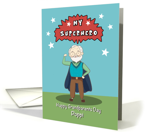 Grandparents Day Poppi Superhero card (1930754)