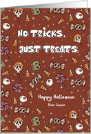 Halloween Candy Treats Sweet Halloween Cousin card
