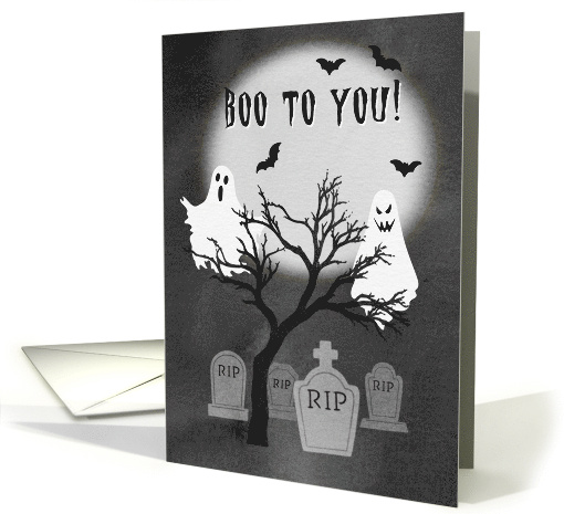 Boo to You Spooky Halloween card (1939278)