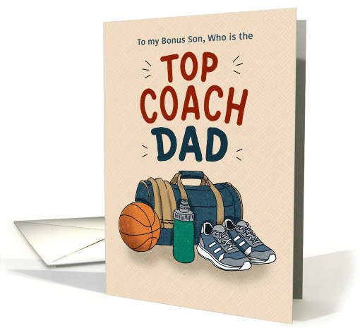 Bonus Son Funny Father�s Day for Coach Dad card (1983202)