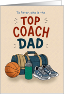 Custom Name Funny Father's Day for Coach Dad