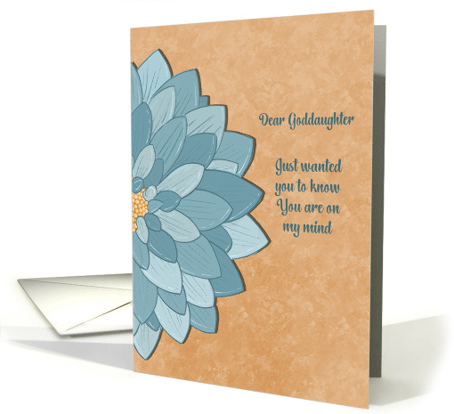 Goddaughter Thinking of You You Are on my Mind card (2002328)