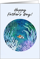 Happy Fathers Day Ocean Fish card