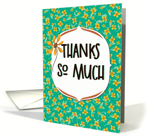 Thanks So Much Daisy Thank You card (1926492)