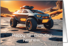 Nephew’s 19th Birthday Off Road Space Buggy ATV card