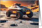 Cousin’s 100th Birthday Off Road Space Buggy ATV card