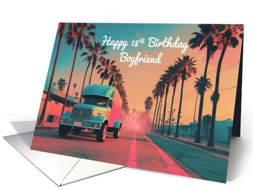 Boyfriend's 18th Birthday Concept Nostalgic American... (1907114)