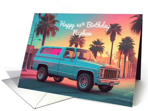 Nephew's 45th Birthday Concept Nostalgic American SUV... (1907902)