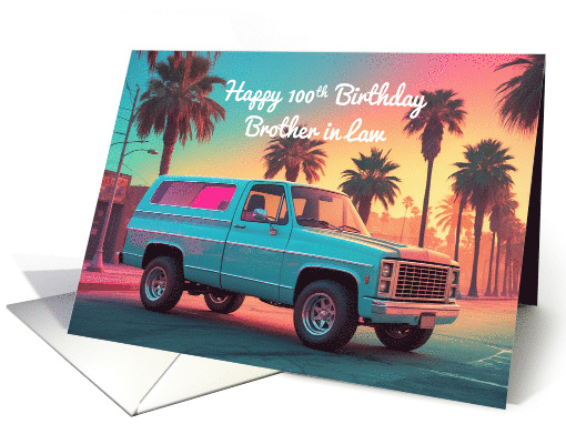 Brother in Law's 100th Birthday Nostalgic American SUV... (1908390)