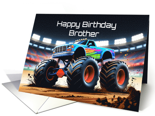 Brother's Birthday Concept Monster Truck Jam card (1913244)
