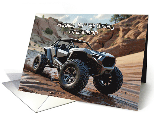 Grandson's 18th Birthday Off Road Buggy Adventure card (1918228)