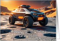 Grandson’s 18th Birthday Off Road Space Buggy ATV card