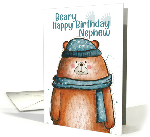Beary Happy Birthday Nephew card (1895036)