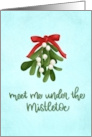 For Wife Christmas Under the Mistletoe card